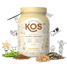 Load image into Gallery viewer, KOS Organic Plant Protein Powder, Vanilla-20.6oz