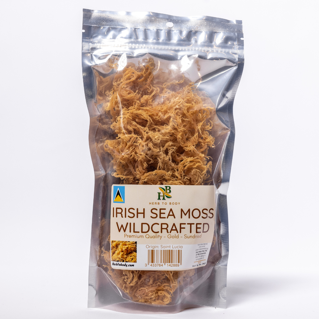 Herb To Body Gold Irish Sea Moss | Premium Quality St Lucia