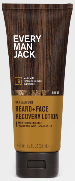 Every Man Jack Beard + Face Lotion-3.2oz-Sandalwood