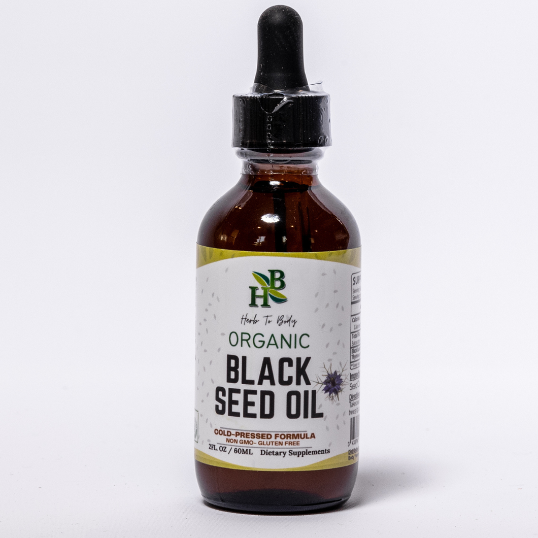 Herb To Body Organic Black Seed Oil: 2oz