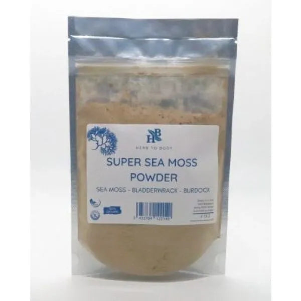 Herb To Body Super Sea Moss Powder w/Burdock & Bladderwrack