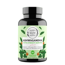 Load image into Gallery viewer, Happy Healthy Hippie Extra Strength Organic Ashwagandha with Organic Black Pepper
