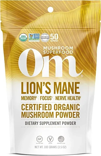 Om Lion’s Mane Supplement (100g)
