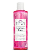 Load image into Gallery viewer, Heritage Store Rosewater Facial Toner 8 fl oz

