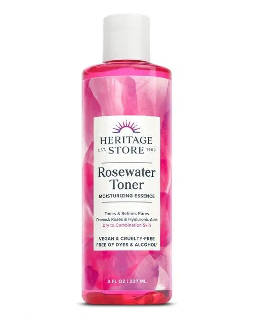 Heritage Store Rosewater Facial Toner 8 fl oz