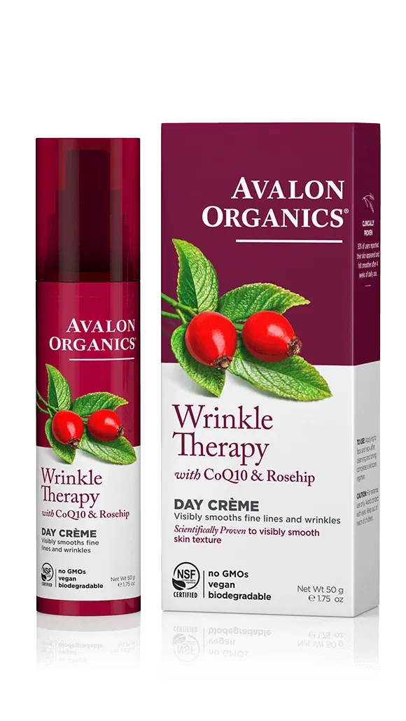 Avalon Organics Wrinkle Therapy with CoQ10 & Rosehip 1.75 oz