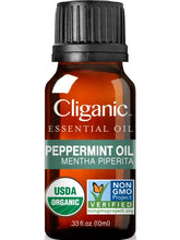 Load image into Gallery viewer, Cliganic Organic Peppermint Essential Oil
